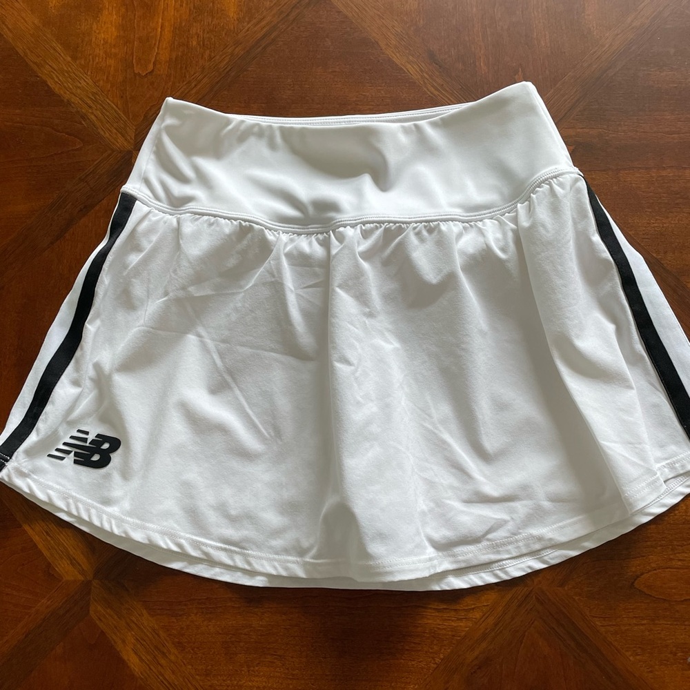 New Balance White Athletic Skirt